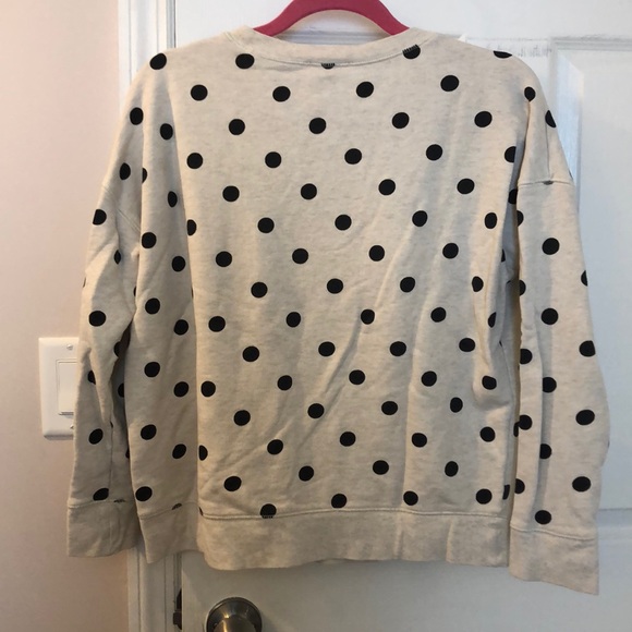 Kate Spade Polka Dot Bow Sweatshirt - Picture 6 of 6